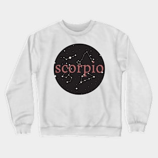 Scorpio Zodiac Sign Circle Crewneck Sweatshirt